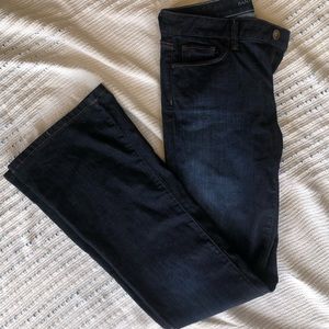 Dark Blue Banana Republic Flare Jeans Size 28/6